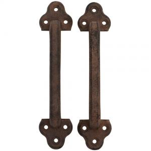 Black Wrought Iron Rustic Kitchen Door Handles