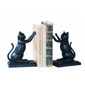 CNC Machining Good Quality Heavy Duty New Design Hot Sale Anti-slip Pad Design High Quality Powder Coated Surface Bookend Cat
