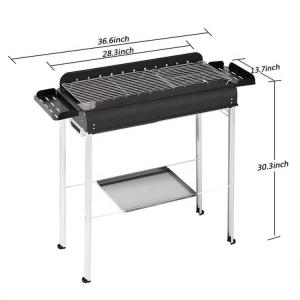 Commercial Black Easy Assembly Charcoal Bbq Grills Grills Bbq Grill Stainless Steel For Restaurant