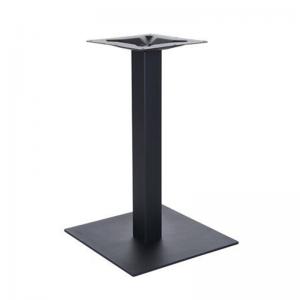 Custom Manufacturer Outdoor Modern Black Round Matte Steel Industrial Carbon Steel Table Base