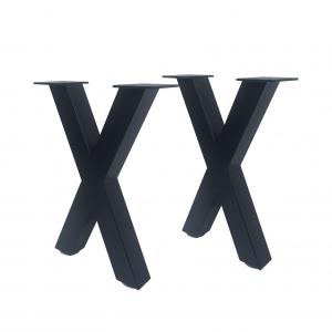 Customized  Matt Black Carbon Steel Table Legs Furniture