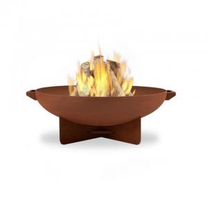 Customized Vuurkorven Outdoor Camping Smokeless Black Round Fire Pits Braziers
