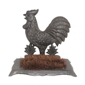 Decorative Chicken Boot Scraper