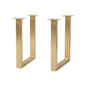 Gold Cheap Hot Sale Xy Chrome Tapered Dining Table Legs