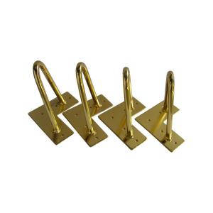 Gold Metal Coffee Table Cheap Hairpin Legs