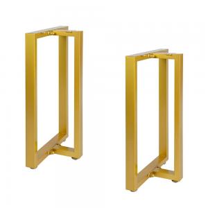 Golden Steel Custom Metal Modern Dining Table Legs