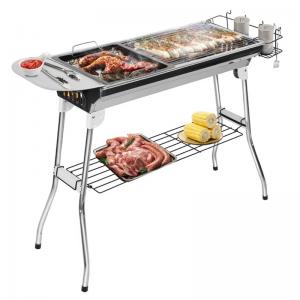 Hot Selling Stainless Steel Camping Portable Foldable Outdoor Barbecue Grill
