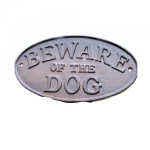 ISO9001 Certificate CNC Machining High Quality Plant Stakes Wholesale Yunwei--please Curb Your Dog Sign Cast Iron Sand Casting