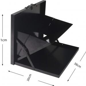 Luxury European Outdoor Portable Rotating 3 Layer Hanging Rust Corten Steel Tabletop Bbq Charcoal Grill