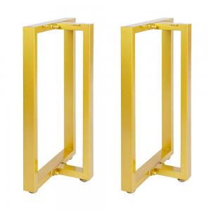 Luxury Gold Unique Modern Trapezoid Metal Table Legs