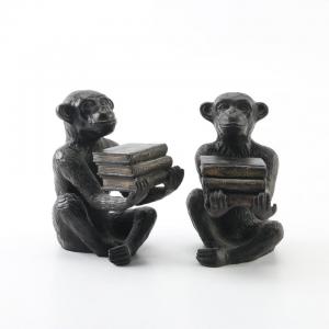 Metal Black Cheap Cat Bookend