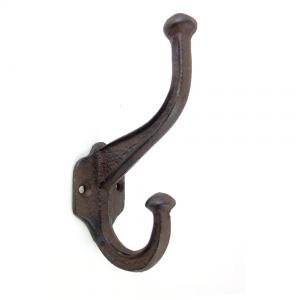 Metal Cast Hat Rack Hanger Ornament Wall Rustic Coat Key Holder Hooks