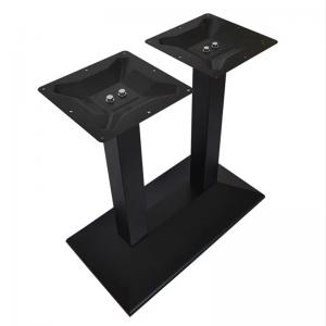 Nordic Home Triangle Pedestal Low Galvanized Steel Carbon Steel Table Base