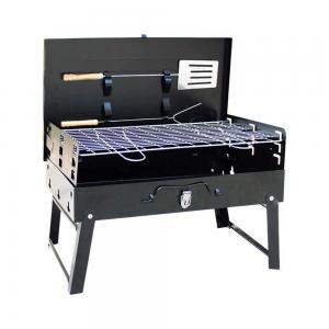 Portable Barbeque Charcoal Black Stainless Balcony Barbecue Use Steel Portable Folding Bbq Grill