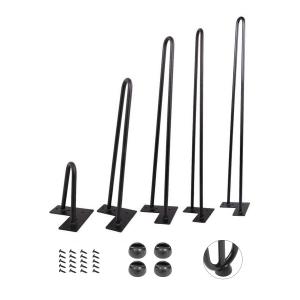 Protector Feet Folding Hairpin Table Leg