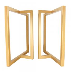 Rose Gold Stainless Steel Office Table Legs