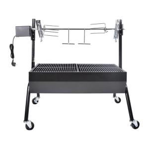 Smoke Assemabled Stick Household Metal Standing Rotating Rack Bbq Grill